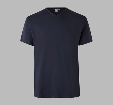 ID - T-Time V-Hals - T-shirt Med Eget Logo