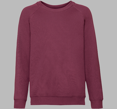 Fruit of The Loom - Kids´ Classic Raglan Sweat - Trøje Børn - F304NK - Med Eget Logo