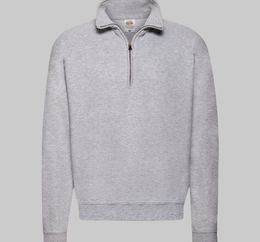 Fruit of The Loom - Classic Zip Neck Sweat- Half-Zip Trøje F382N