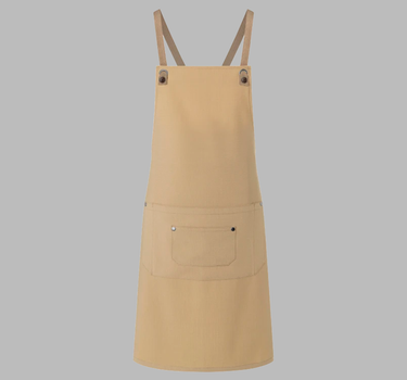 Karlowsky - Bib Apron Urban-Nature With Cross Straps And Big Pocket - Forklæde