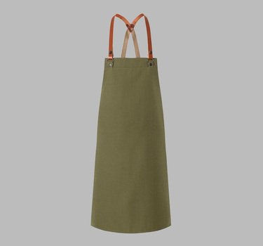 Karlowsky - Bib Apron Green-Generation - from Sustainable Material, Recycled Polyester - Forklæde