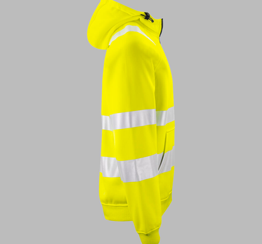 PROJOB - 6132 HÆTTESWEATJAKKE EN ISO 20471 KLASSE 3/2 - Arbejdsjakke - 646132