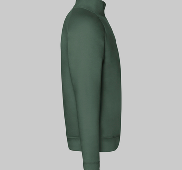 Fruit of The Loom - Premium Zip Neck Raglan Sweat - Half-Zip Trøje F382