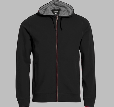 Clique - Classic Hoody Full Zip -  Hættetrøjer