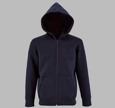 SOL´S - Kids´ Zip Hoodie Stone - Børn - Hættetrøje - 2092