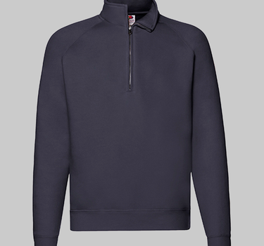 Fruit of The Loom - Premium Zip Neck Raglan Sweat - Half-Zip Trøje F382