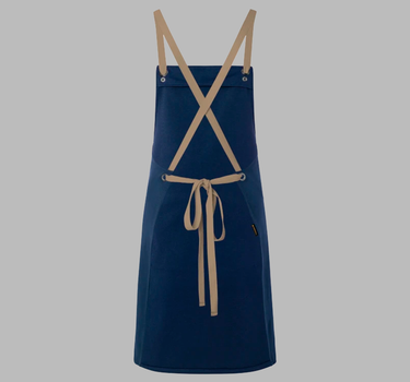 Karlowsky - Bib Apron Urban-Nature With Cross Straps And Big Pocket - Forklæde