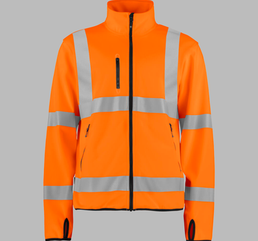 PROJOB - 6105 LET SOFTSHELLJAKKE EN ISO 20471 KLASSE 3 - Softshell Arbejdsjakke - 646105