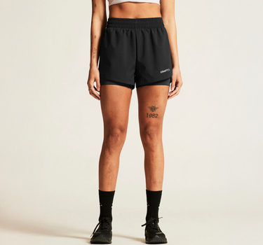 Craft - ADV Essence 2-In-1 Shorts 2 W - Shorts Med Eget Logo