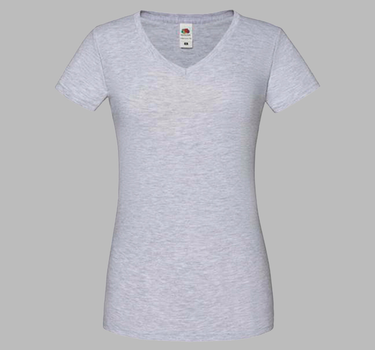 Fruit of The Loom - Ladies´ Iconic 150 V Neck T - T-shirt F274