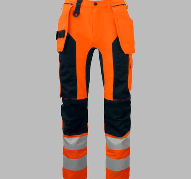 PROJOB - 6513 BUKS MED STRETCHPANELER EN ISO 20471 KLASSE 2/1 - Arbejdsbukser - 646513