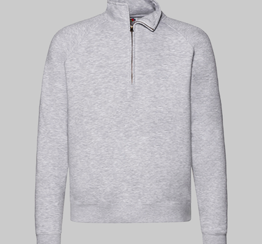 Fruit of The Loom - Premium Zip Neck Raglan Sweat - Half-Zip Trøje F382