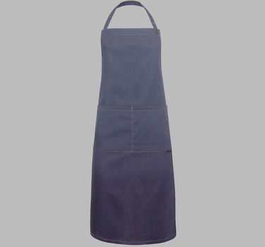 Karlowsky - Bib Apron Jeans-Style With Pocket - Forklæde - KY100