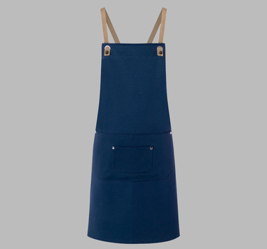 Karlowsky - Bib Apron Urban-Nature With Cross Straps And Big Pocket - Forklæde