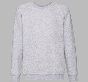Fruit of The Loom - Kids´ Classic Raglan Sweat - Trøje Børn - F304NK - Med Eget Logo
