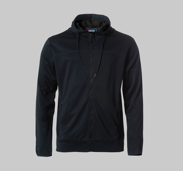 Clique - Ottawa - Hættetrøje med lynlås 021064