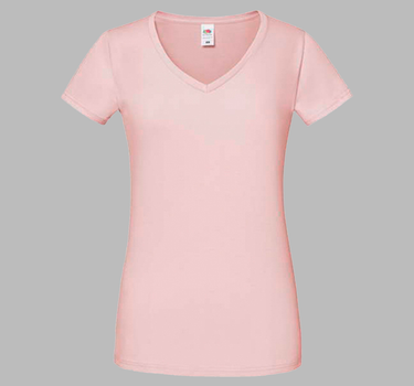 Fruit of The Loom - Ladies´ Iconic 150 V Neck T - T-shirt F274