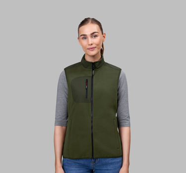 ID - Bonded fleecevest - Dame -  Fleecevest