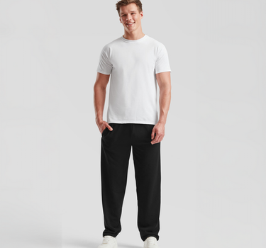 Fruit of the Loom - Lightweight Open Hem Jog Pants - Joggingbukser Med Eget Logo