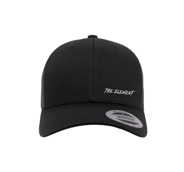 Yupoong - THE ELEMENT Logo Tryk (Foran) - 6 Panel Trucker