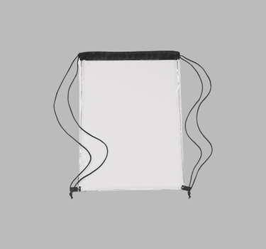 L-merch - Transparent PVC Drawstring Backpack - Gymnastikpose - NT0927