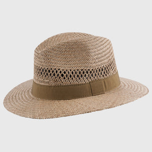 MJM Hats Victor Straw Hat Natural 01A41008020