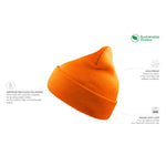 Atlantis Wind Recycled Beanie Orange Fluo AT125