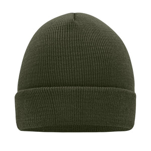 Myrtel Beach Knitted Beanie Olive Grøn 7500