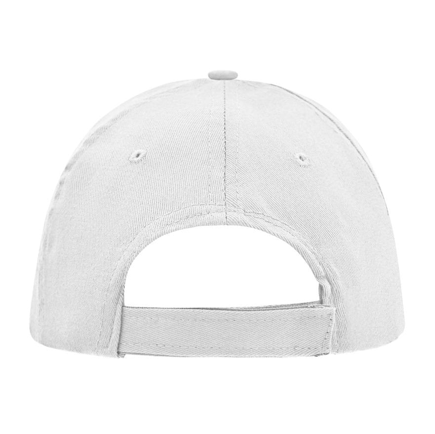 Myrtle Beach 5 Panel Promo Sandwich Cap Adjustable White Navy Hvid Blå MB6552