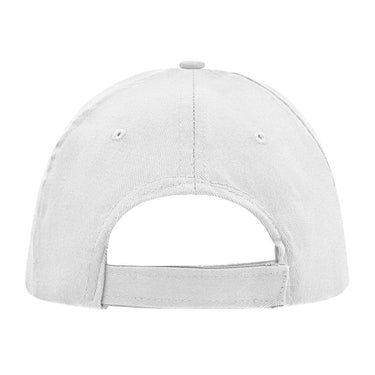 Myrtle Beach 5 Panel Promo Sandwich Cap Adjustable White Navy Hvid Blå MB6552