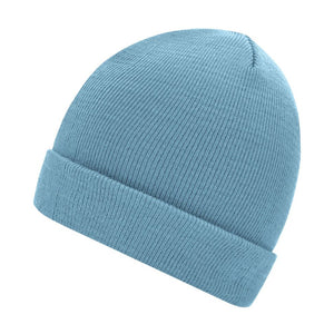 Myrtel Beach Knitted Beanie Light Blue Blå 7500