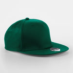 Beechfield 5 Panel Rapper Cap Snapback Bottle Green Grøn CB610