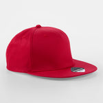 Beechfield 5 Panel Rapper Cap Snapback Classic Red Rød CB610