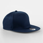 Beechfield 5 Panel Rapper Cap Snapback French Navy Blå CB610