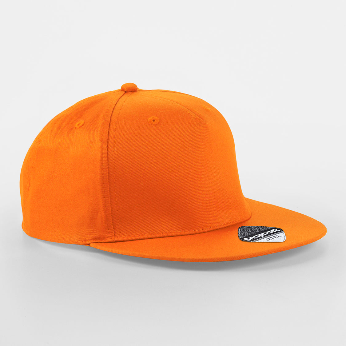 Beechfield 5 Panel Rapper Cap Snapback Orange CB610