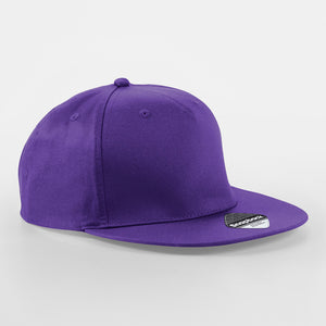 Beechfield 5 Panel Rapper Cap Snapback Purple Lilla CB610