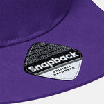 Beechfield 5 Panel Rapper Cap Snapback Purple Lilla CB610