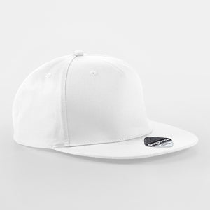 Beechfield 5 Panel Rapper Cap Snapback White Hvid CB610