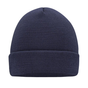 Myrtel Beach Knitted Beanie Dark Navy Blå 7500