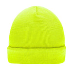 Myrtel Beach Knitted Beanie Bright Yellow Gul 7500