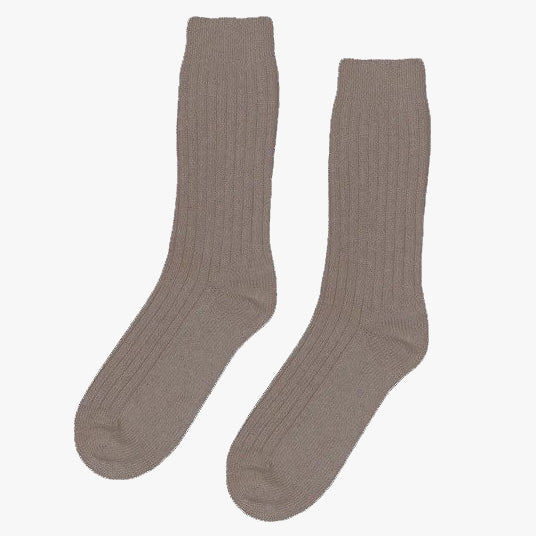 Colorful Standard Merino Wool Blend Sock Accessories Warm Taupe Beige Brun CS6003 