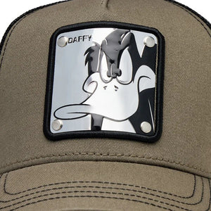 Capslab Looney Tunes Daffy Duck Trucker Snapback Brown Black Brun Sort CL/LOO/1/DAF6