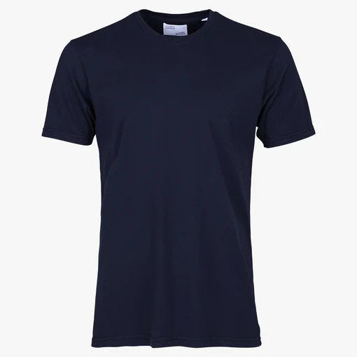 Colorful Standard Classic Organic Tee T-Shirt Navy Blue Blå CS1001 