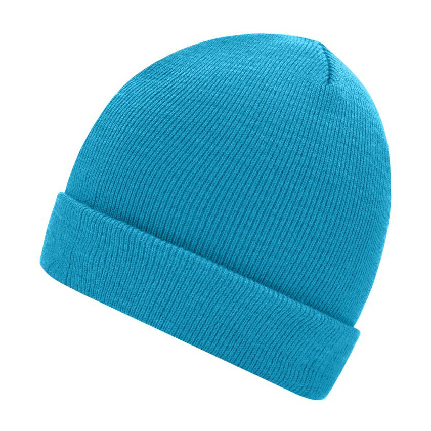 Myrtel Beach Knitted Beanie Aqua 7500