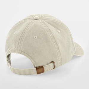 Beechfield Low Profile Vintage Cap Adjustable Vintage Sand Beige CB655