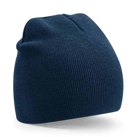 Beechfield Recycled Original Pull On Beanie French Navy Blå B44R