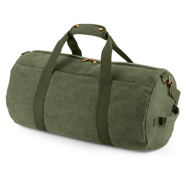 Bagbase - Vintage Canvas Barrel Bag - Taske