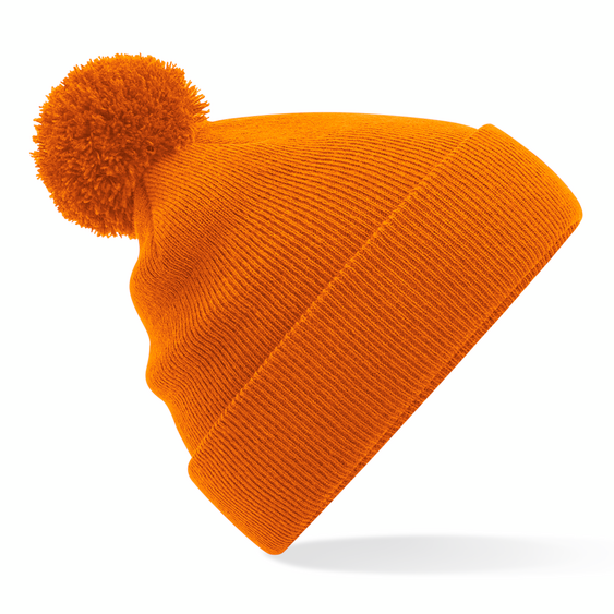 Beechfield Original Pom Pom Beanie Orange B426