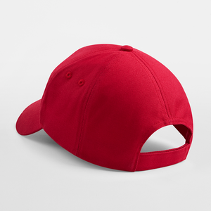 Beechfield Ultimate 5 Panel Cap Adjustable Classic Red Rød CB15