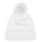 Beechfield Original Pom Pom Beanie White Hvid B426